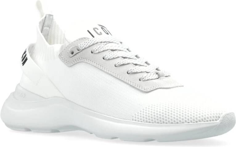 Dsquared2 Enkellaagse sneakers Fly White Heren