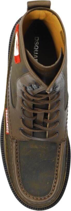 Dsquared2 Enkellaarzen Brown Heren