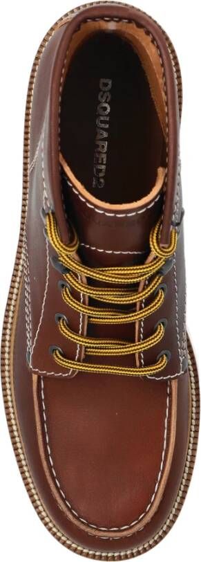 Dsquared2 Enkellaarzen Brown Heren