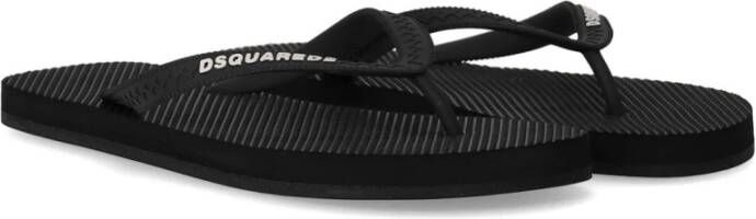 Dsquared2 Flip Flops Black Heren