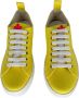 Dsquared2 Gele Canvas Sneaker met Roze Print Yellow Dames - Thumbnail 9