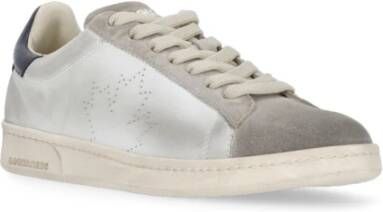 Dsquared2 Grijze Leren Sneakers met Logodetails Gray Heren