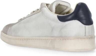 Dsquared2 Grijze Leren Sneakers met Logodetails Gray Heren