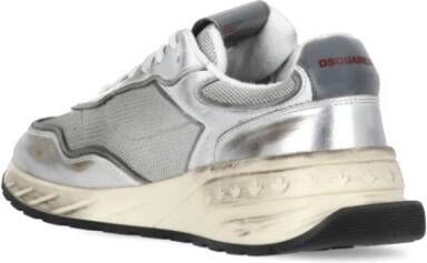 Dsquared2 Grijze Sneakers met Logodetails Gray Heren