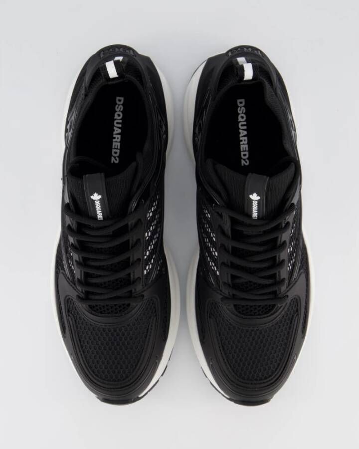 Dsquared2 Heren Lace-Up Low Top Sneakers Black Heren