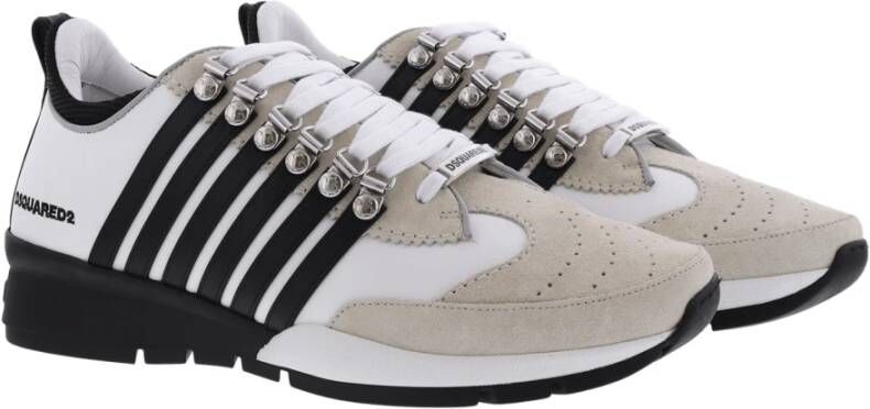 Dsquared2 Heren Legendary Sneakers Wit Zwart White Heren