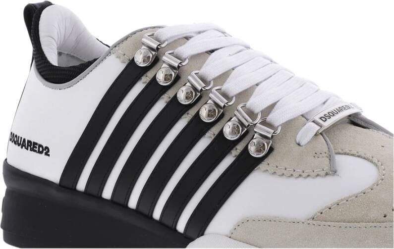 Dsquared2 Heren Legendary Sneakers Wit Zwart White Heren