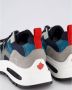 Dsquared2 Heren Run Sneaker Blauw Grijs Multicolor Heren - Thumbnail 12