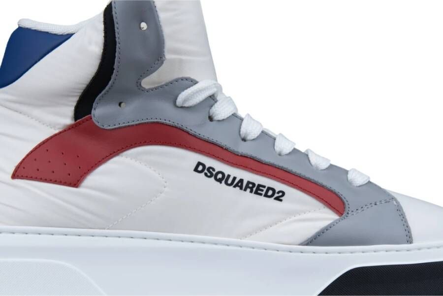 Dsquared2 Heren Veterschoenen Hoge Sneakers White Heren