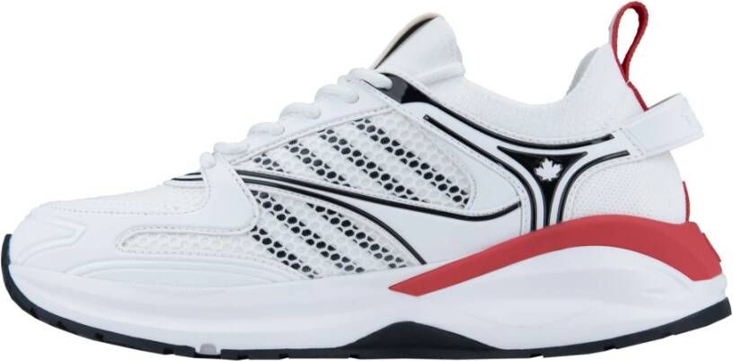 Dsquared2 Heren Veterschoenen Sneakers White Heren