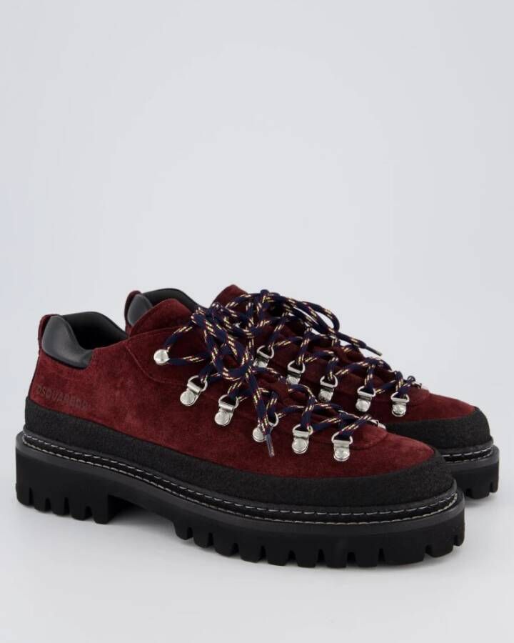 Dsquared2 Heren Wandelschoenen Red Heren