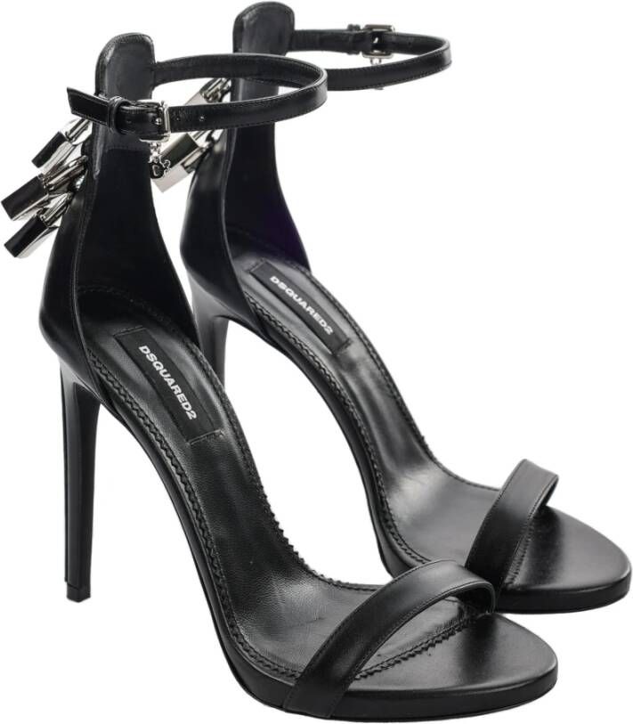 Dsquared2 High Heel Sandals Black Dames