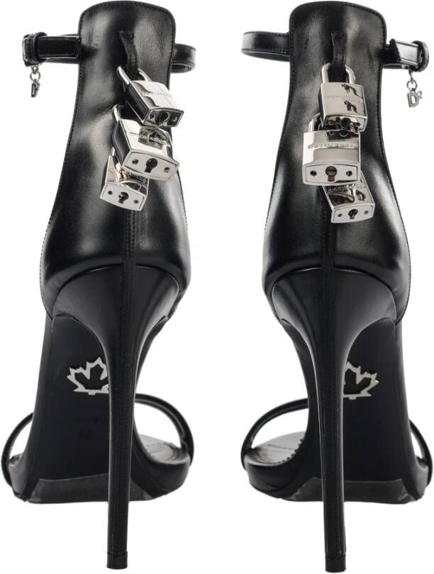 Dsquared2 High Heel Sandals Black Dames