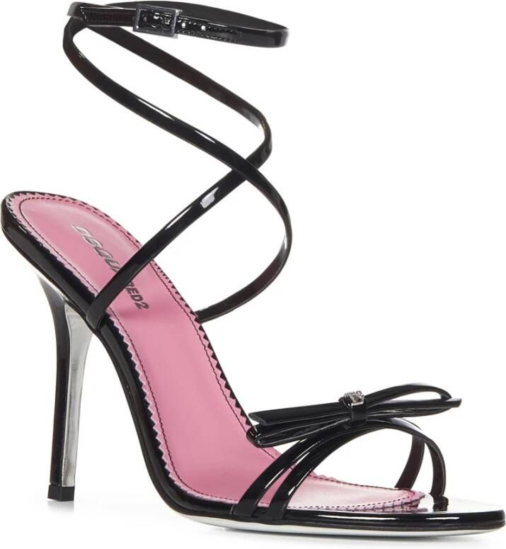 Dsquared2 High Heel Sandals Black Dames