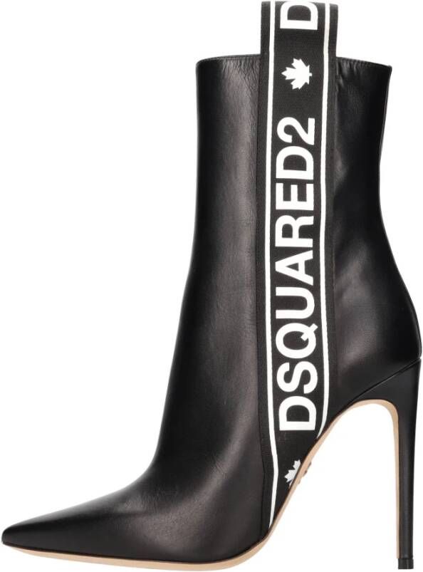 Dsquared2 Laarzen Zwart Black Dames