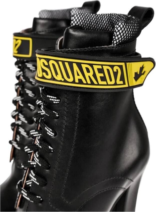 Dsquared2 Lace-up Boots Zwart Dames