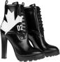 Dsquared2 Leren Enkellaarzen Black Dames - Thumbnail 2