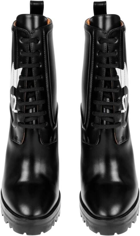 Dsquared2 Lace-up Boots Zwart Dames