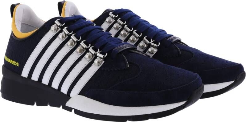 Dsquared2 Stijlvolle Veterschoenen Blauw Heren