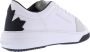 Dsquared2 Witte Leren Sneakers met Contrasterend Logo White Heren - Thumbnail 9