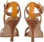 Dsquared2 Leren Band Sandalen Brown Dames - Thumbnail 3