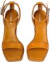 Dsquared2 Leren Band Sandalen Brown Dames - Thumbnail 4