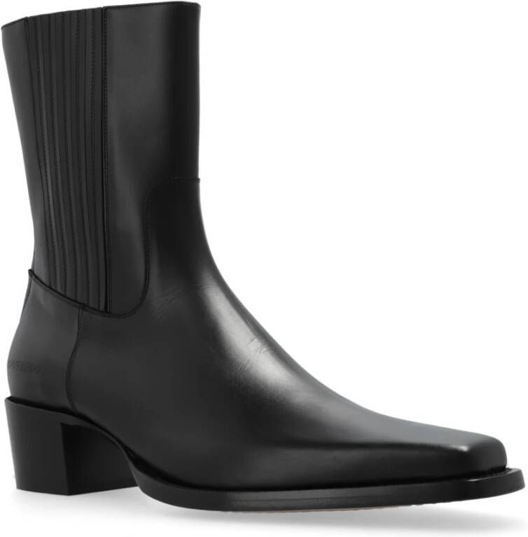 Dsquared2 Leren Chelsea laarzen City Man Black Heren