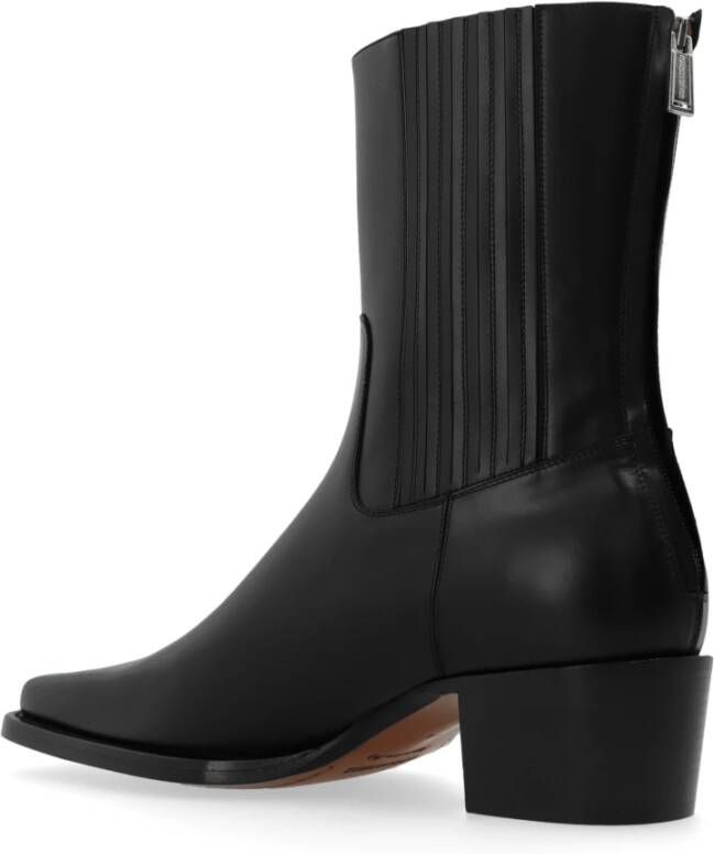 Dsquared2 Leren Chelsea laarzen City Man Black Heren