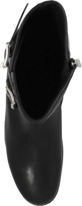 Dsquared2 Leren enkellaarzen Black Heren