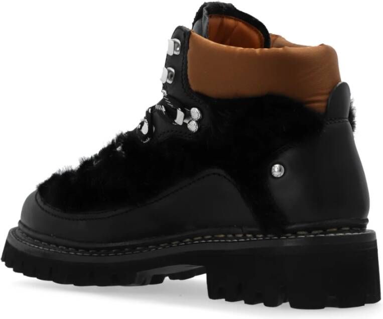 Dsquared2 Leren laarzen Canadian Black Heren