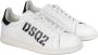 Dsquared2 Leren Logo Sneakers White Dames - Thumbnail 2