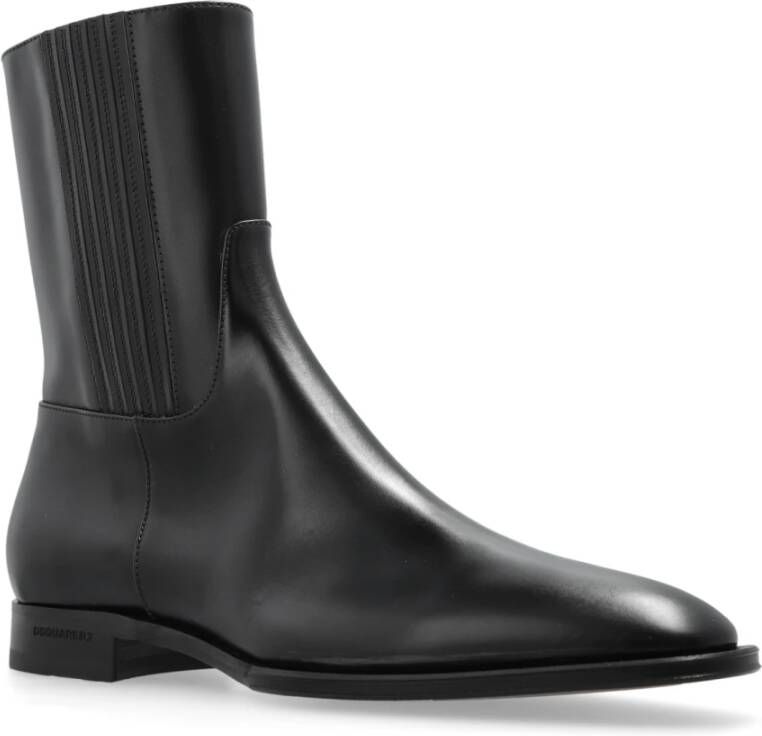 Dsquared2 Leren schoenen Black Heren