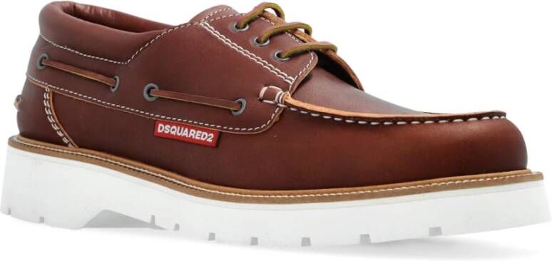 Dsquared2 Leren schoenen Brown Heren