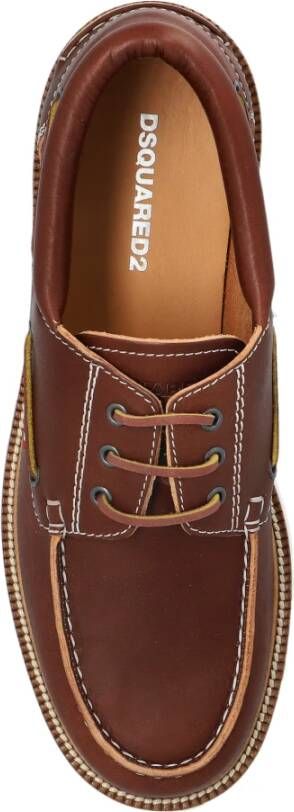 Dsquared2 Leren schoenen Brown Heren