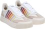 Dsquared2 Leren Sneakers Wit Multicolor Dames - Thumbnail 2