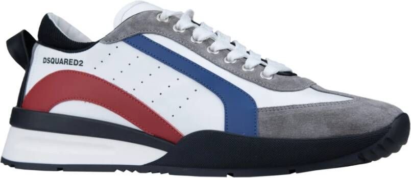 Dsquared2 Leren Vetersneakers Multicolor Heren