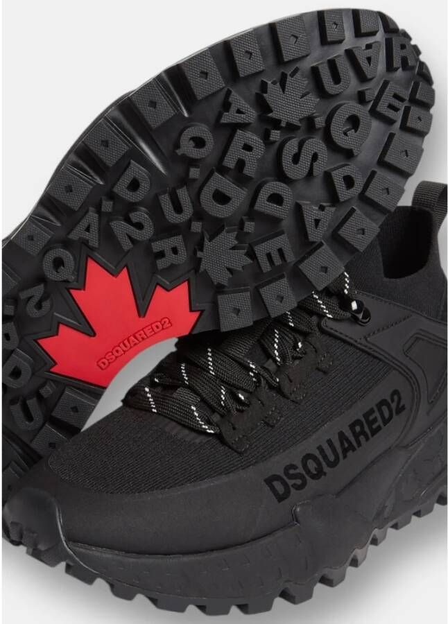 Dsquared2 Lichtgewicht Sneakers met Innovatief Design Black Heren