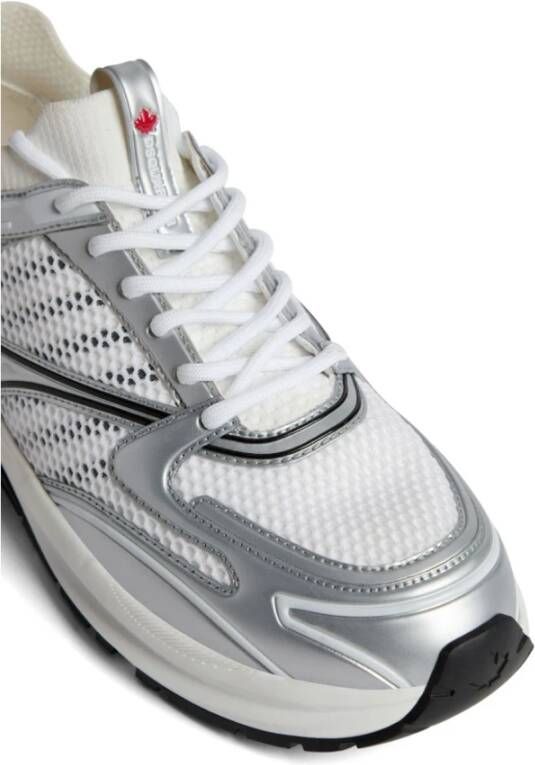 Dsquared2 Witte Chunky Sneakers met Logo Detail Multicolor Heren