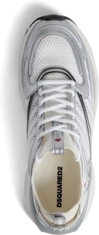 Dsquared2 Witte Chunky Sneakers met Logo Detail Multicolor Heren