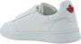 Dsquared2 Monogram Leren Platform Sneakers White Heren - Thumbnail 16