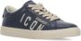 Dsquared2 Navy Blauwe Leren Sneakers Mannen Blue Heren - Thumbnail 3