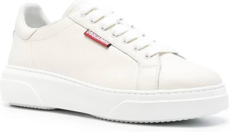 Dsquared2 Platte schoenen ivoor White Heren