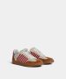 Dsquared2 Rode Gestreepte Atletische Boxer Sneakers Red Heren - Thumbnail 2