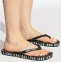 Dsquared2 Rubber slides met logo Black Dames - Thumbnail 2