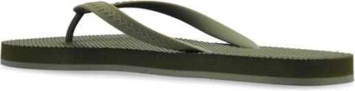 Dsquared2 Rubber slides met logo Green Heren