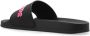 Dsquared2 Rubberen slides met logo Black Dames - Thumbnail 5