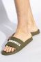 Dsquared2 Rubberen slides met logo Green Heren - Thumbnail 2