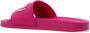 Dsquared2 Rubberen slippers met logo Roze Dames - Thumbnail 5