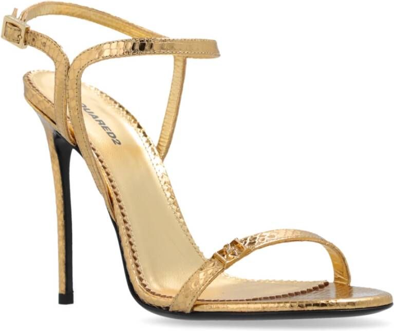 Dsquared2 Sandalen met hak Yellow Dames