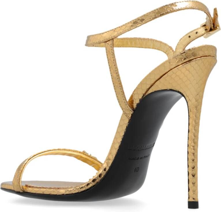 Dsquared2 Sandalen met hak Yellow Dames